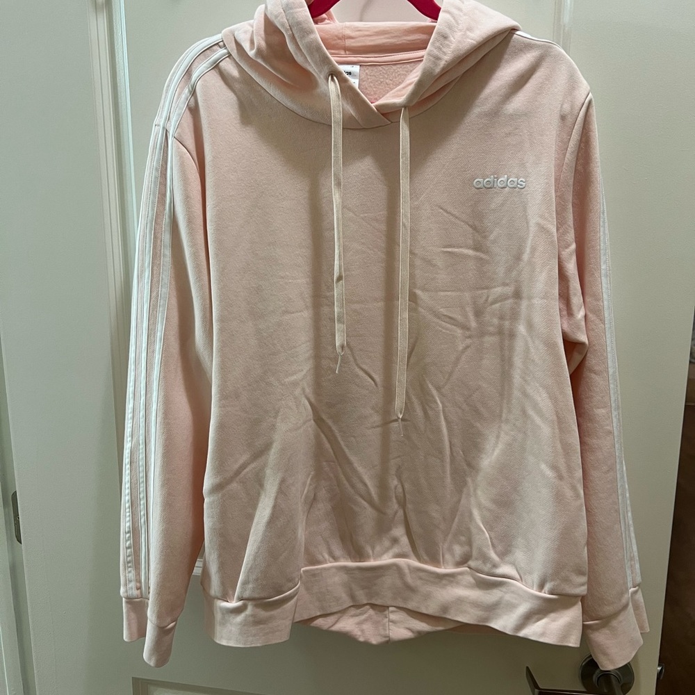 XL Peach Adidas hoodie